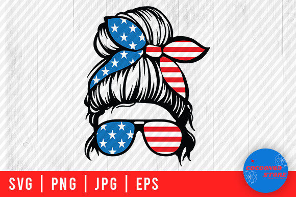 American Mom Life and Daughter Svg: Graphics for Crafts