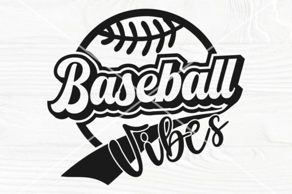 Baseball Vibes SVG: Crafts Graphics