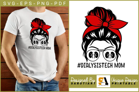 Dialysis Tech Mom SVG: Crafts & Graphics