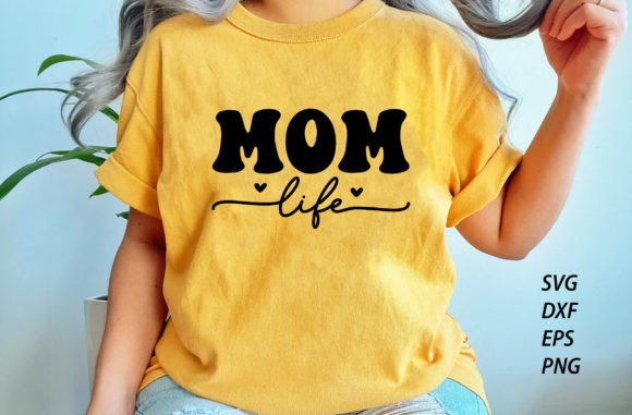 Mom Life Retro Mama SVG: Crafts & Graphics