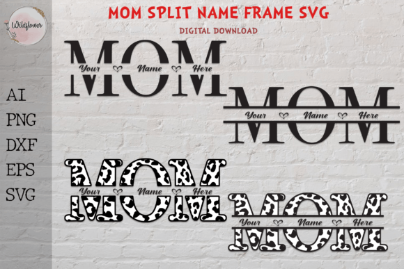 Reviewing the Mom Split Name Frame SVG for Real Projects