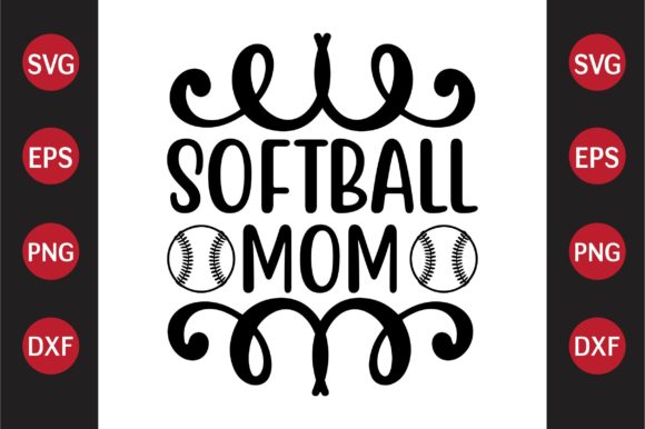 Softball SVG Design: Graphics for Crafts
