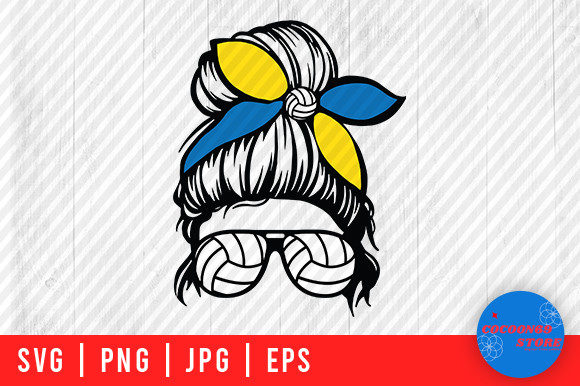 Volleyball Mom Life and Daughter SVG for Crafts & Graphics